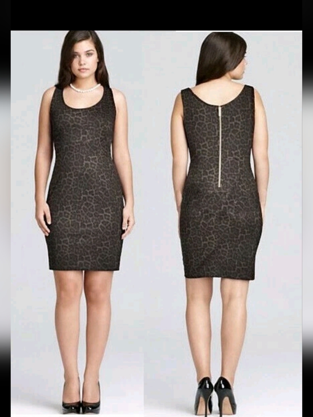 Michael Kors Leopard Print Mini Dress